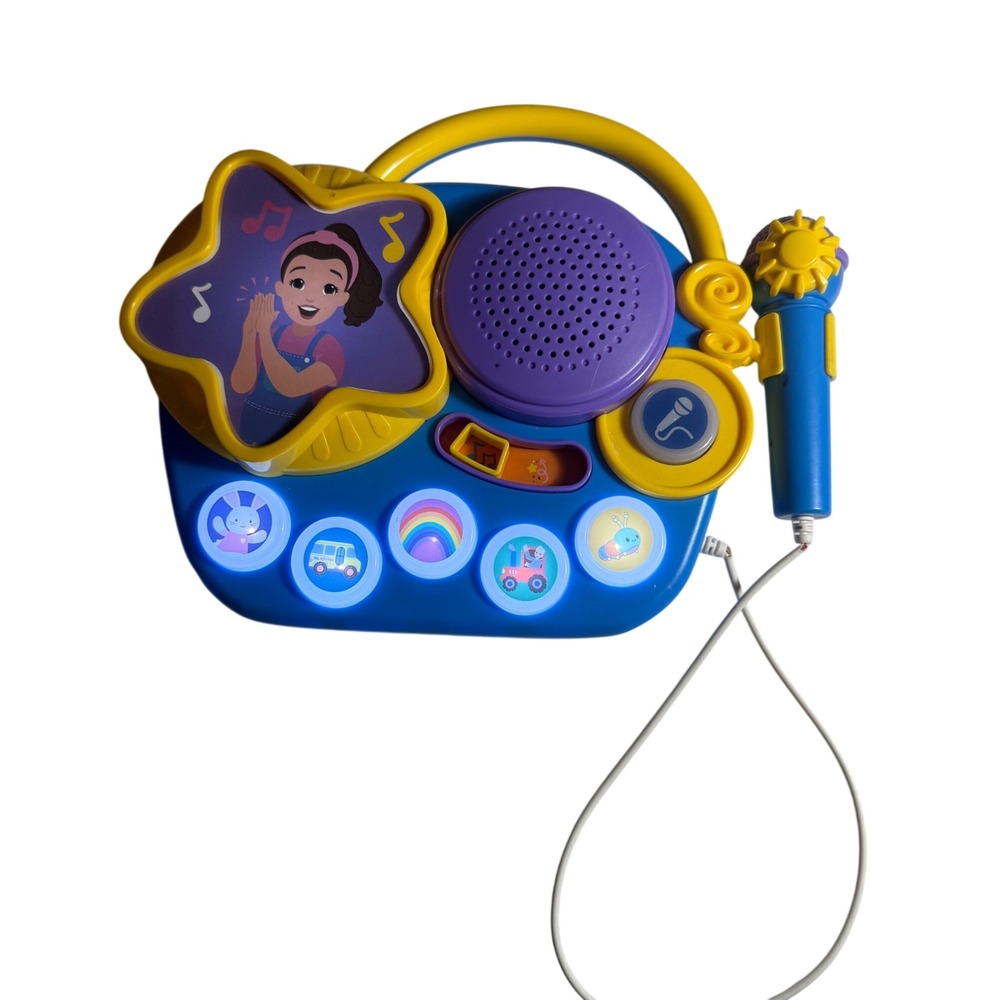 Ms Rachel Sing-Along Boombox Working Mic, Music Speech Songs Child Toddler Toy